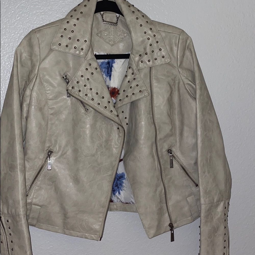 Stylish leather jacket